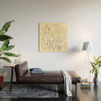 Minimalist Garden flowers Wood Wall Art Gallery Image 2