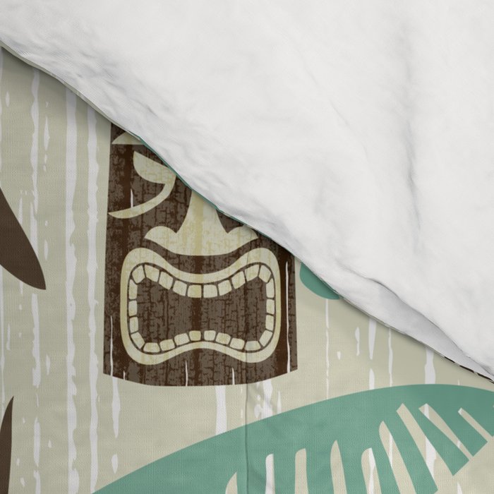 Island Tiki - Tan Comforter Gallery Image 4