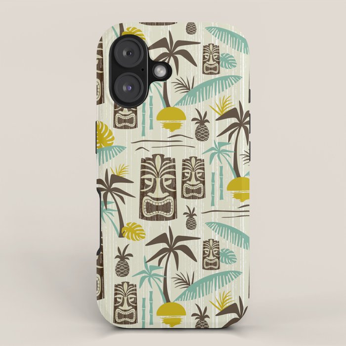 Island Tiki - Tan iPhone Case Gallery Image 1