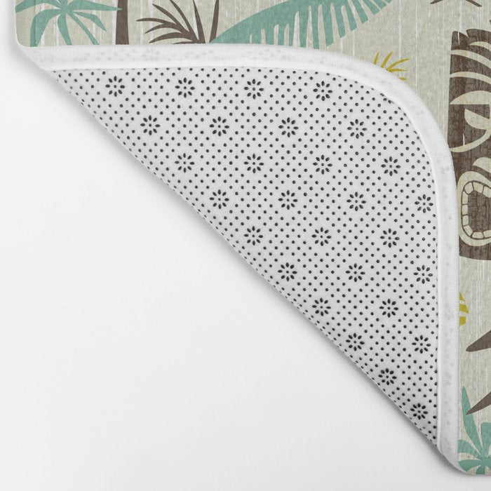 Island Tiki - Tan Bath Mat Gallery Image 2