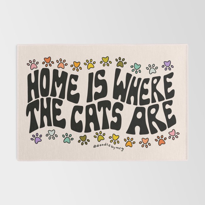 Home Is Where The Cats Are Rug Gallery Image 2