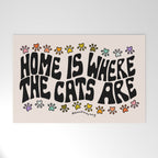 Home Is Where The Cats Are Welcome Mat Gallery Image 1