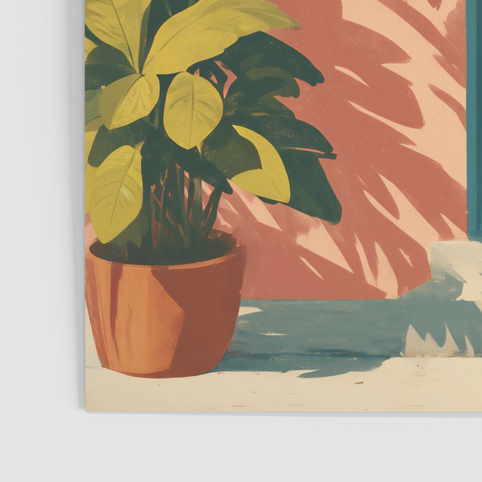 Tiger at Tropical Doorway Poster Gallery Image 3