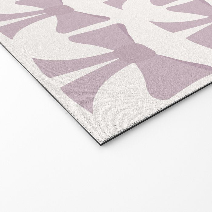 Vintage Bows IX Lavender Purple Welcome Mat Gallery Image 2