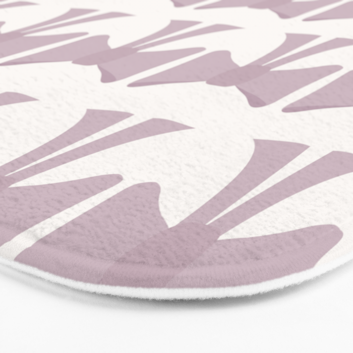 Vintage Bows IX Lavender Purple Bath Mat Gallery Image 3