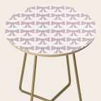 Vintage Bows IX Lavender Purple Side Table Gallery Image 2