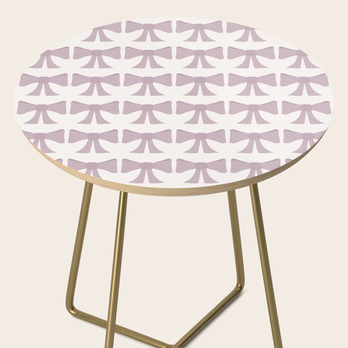 Vintage Bows IX Lavender Purple Side Table Gallery Image 2
