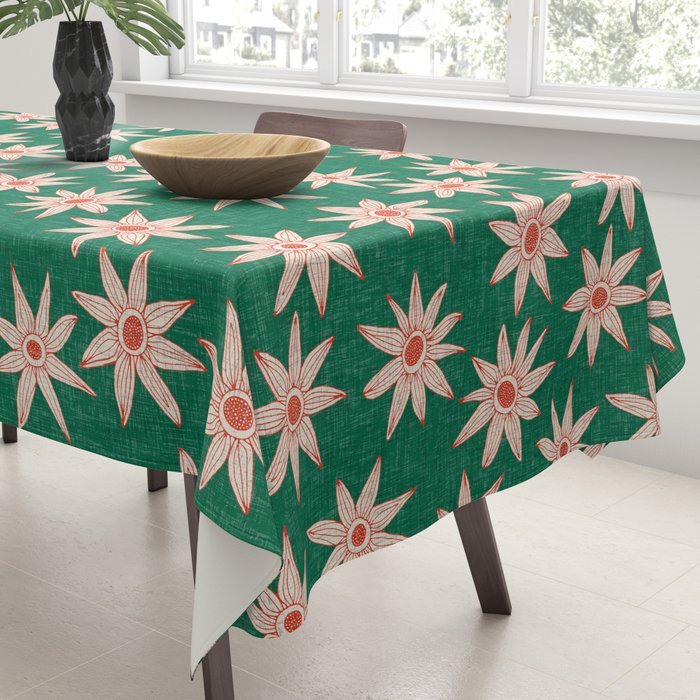sema palm fire orange Tablecloth Gallery Image 3