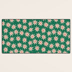 sema palm fire orange Desk Mat Gallery Image 3