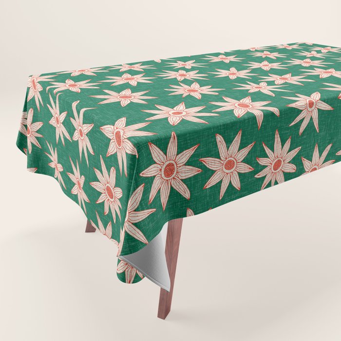 sema palm fire orange Tablecloth Gallery Image 1