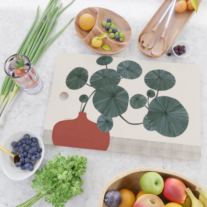 Stephonia Erecta plant Cutting Board Gallery Image 2