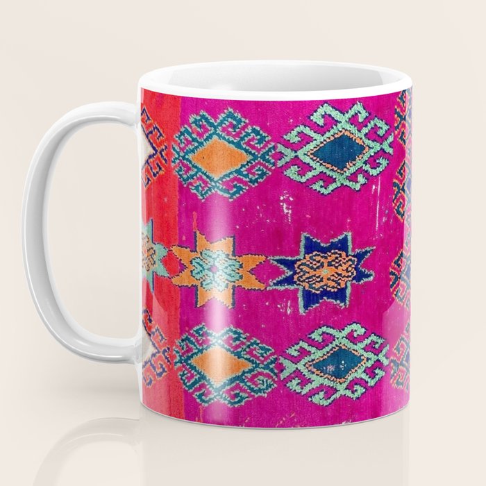 Moroccan Traditional Carpet Artwork Coffee Mug Gallery Image 3