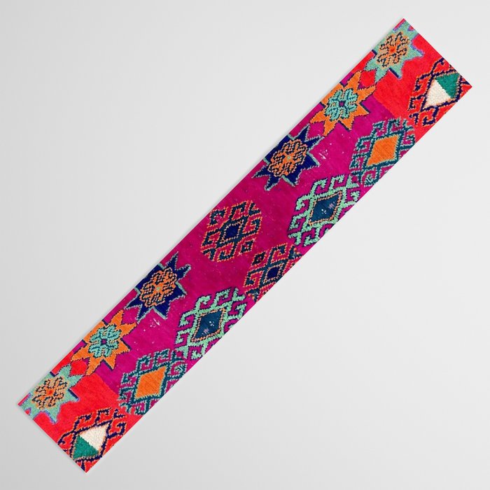Moroccan Traditional Carpet Artwork Table Runner Gallery Image 3