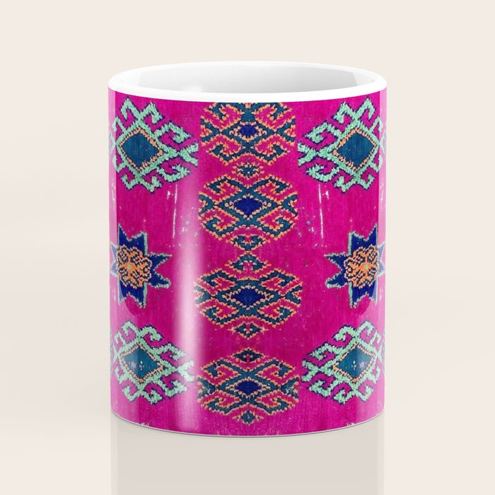 Moroccan Traditional Carpet Artwork Coffee Mug Gallery Image 4