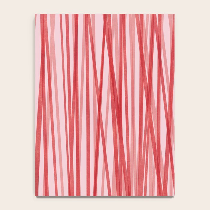 Peppermint Stick - Festive Red Stripes Notebook Gallery Image 4