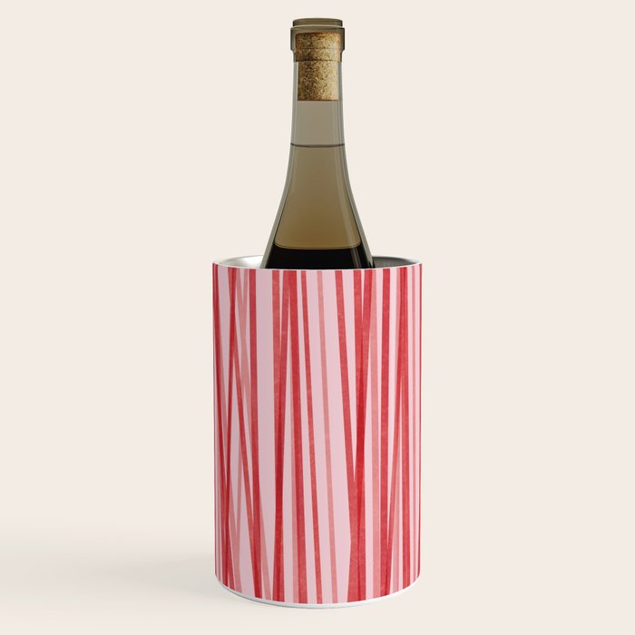 Peppermint Stick - Festive Red Stripes Wine Chiller Gallery Image 2