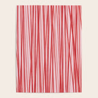 Peppermint Stick - Festive Red Stripes Poster Gallery Image 4