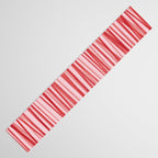 Peppermint Stick - Festive Red Stripes Table Runner Gallery Image 3