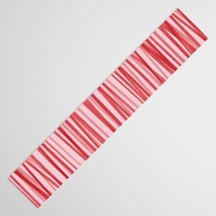 Peppermint Stick - Festive Red Stripes Table Runner Gallery Image 3