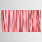Peppermint Stick - Festive Red Stripes Tablecloth Gallery Image 2
