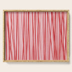 Peppermint Stick - Festive Red Stripes Serving Tray Gallery Image 1