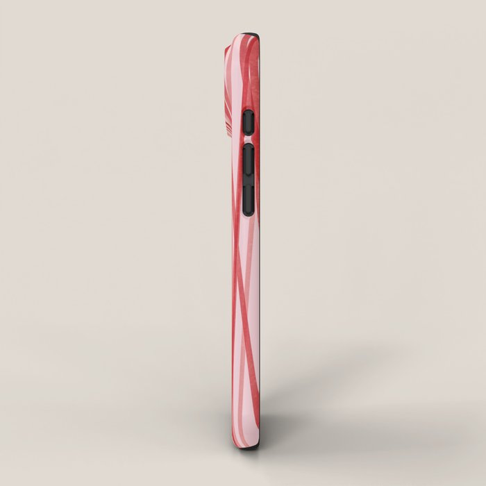 Peppermint Stick - Festive Red Stripes iPhone Case Gallery Image 2