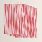 Peppermint Stick - Festive Red Stripes Wrapping Paper Gallery Image 3