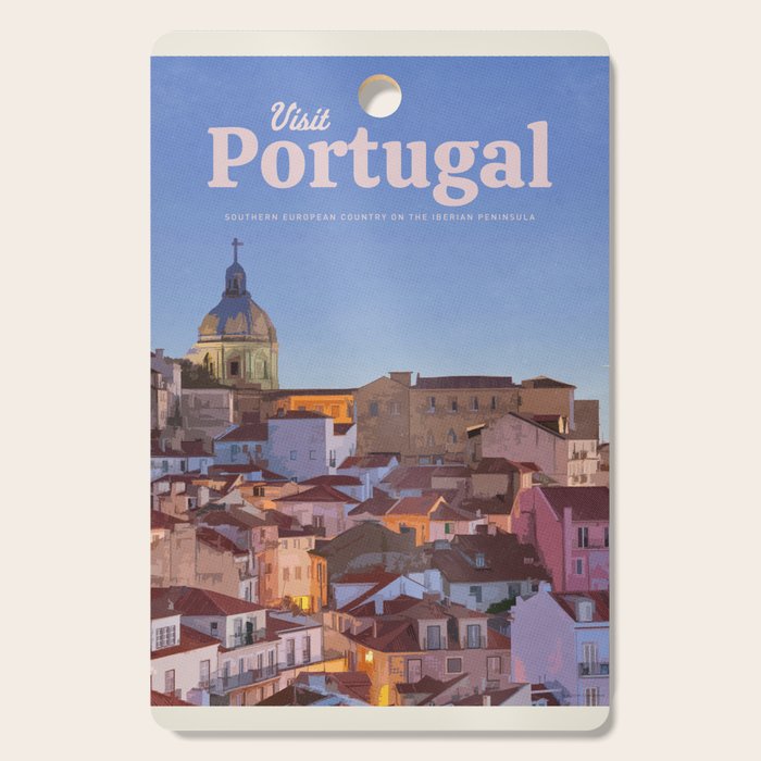 Visit Portugal Cutting Board Gallery Image 1