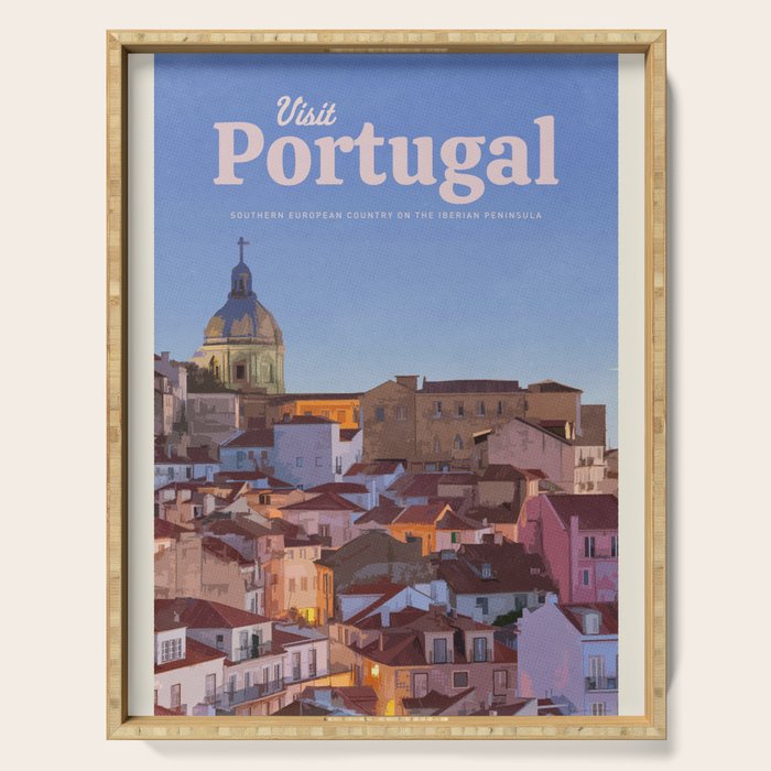 Visit Portugal Serving Tray Gallery Image 1