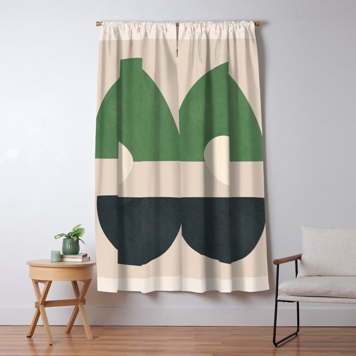 Floating Abstraction 6 Window Curtain Gallery Image 1