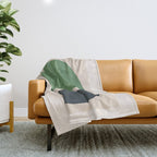 Floating Abstraction 6 Throw Blanket Gallery Image 1