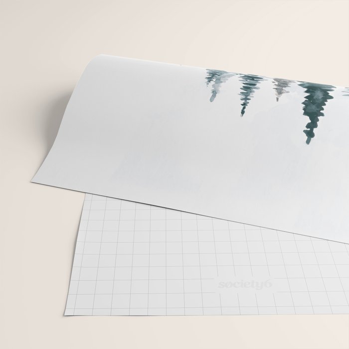 Mountain River Wrapping Paper Gallery Image 2