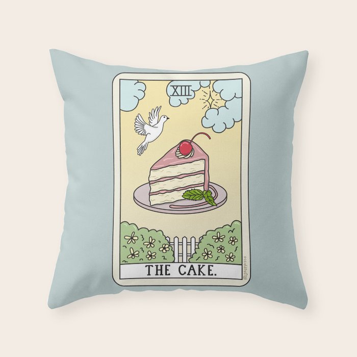 CAKE READING Throw Pillow Gallery Image 6