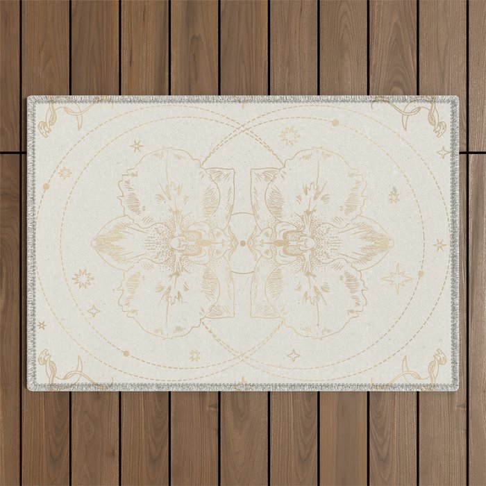 The mystical orchid 03 Outdoor Rug Gallery Image 1