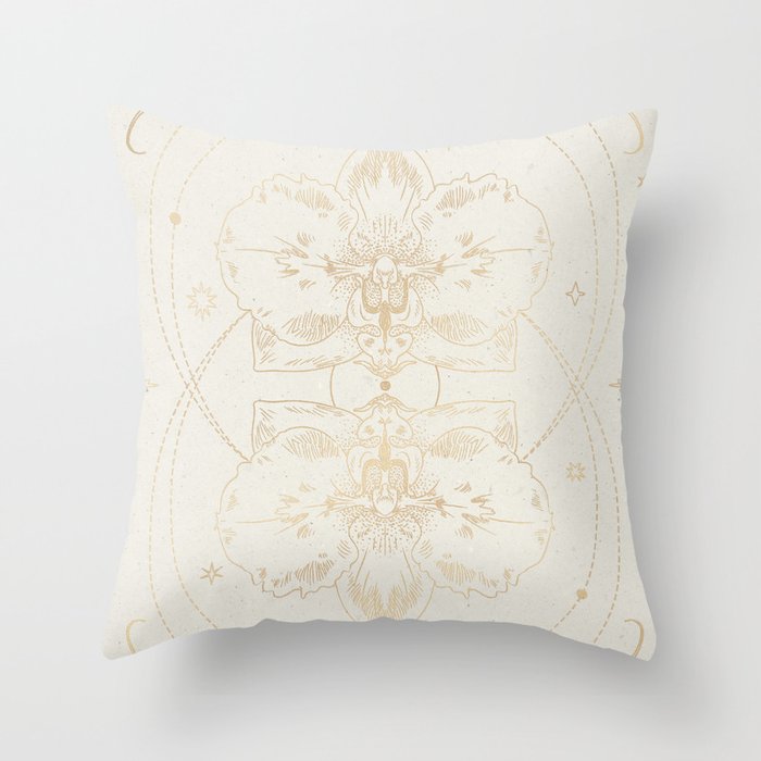 The mystical orchid 03 Throw Pillow Gallery Image 6