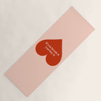 Quirky Love Quote "If you break it, you buy it" Yoga Mat Gallery Image 1