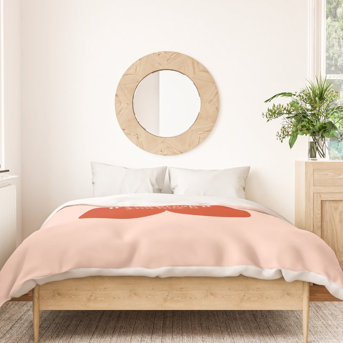 Quirky Love Quote "If you break it, you buy it" Duvet Cover Gallery Image 3