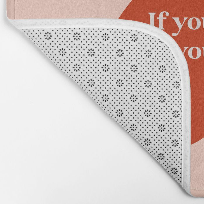 Quirky Love Quote "If you break it, you buy it" Bath Mat Gallery Image 2