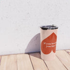 Quirky Love Quote "If you break it, you buy it" Travel Mug Gallery Image 4