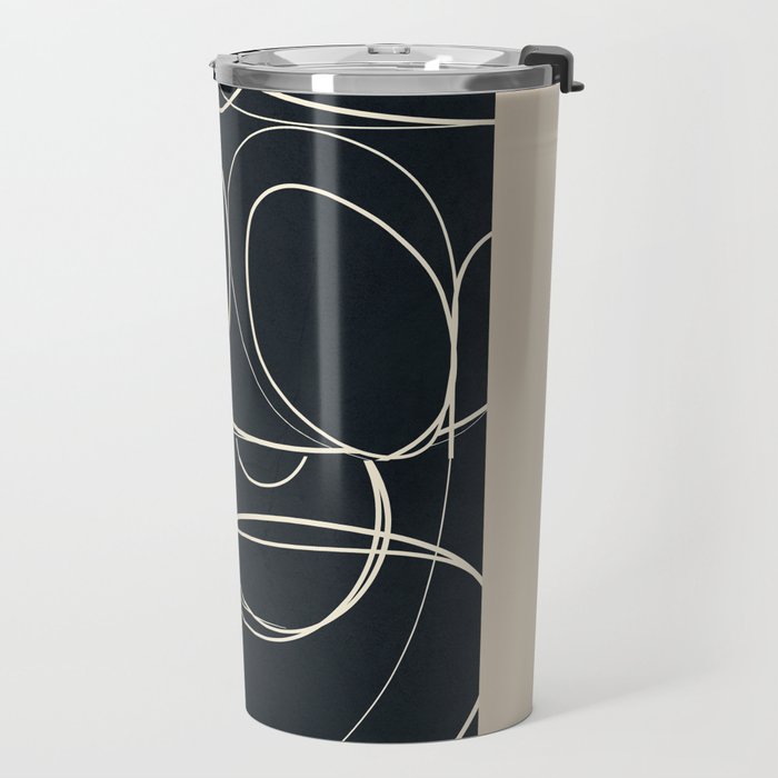 Abstract Line 20 Travel Mug Gallery Image 2