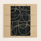 Abstract Line 20 Wood Wall Art Gallery Image 1