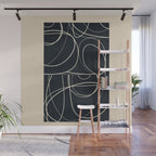 Abstract Line 20 Wall Mural Gallery Image 1