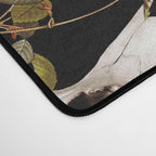 Floral and Skull Dark Pattern Desk Mat Gallery Image 4