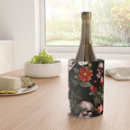 Floral and Skull Dark Pattern Wine Chiller Gallery Image 4