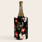 Floral and Skull Dark Pattern Wine Chiller Gallery Image 2