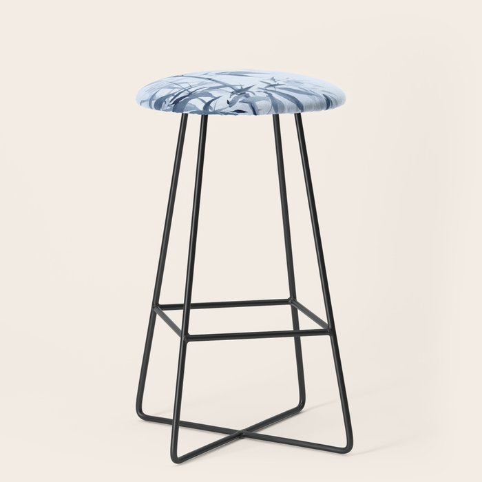 Blue Hour Calm Bamboo Garden Stool Gallery Image 1