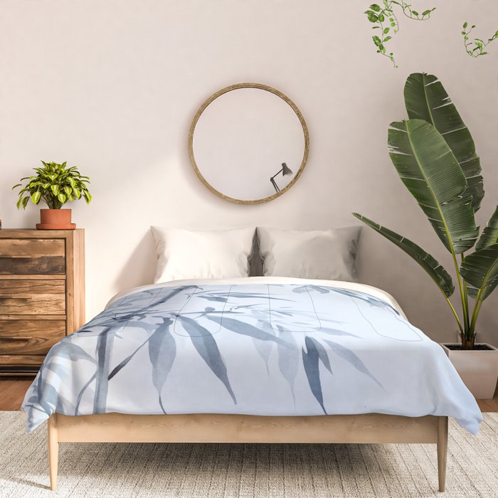 Blue Hour Calm Bamboo Garden Comforter Gallery Image 3