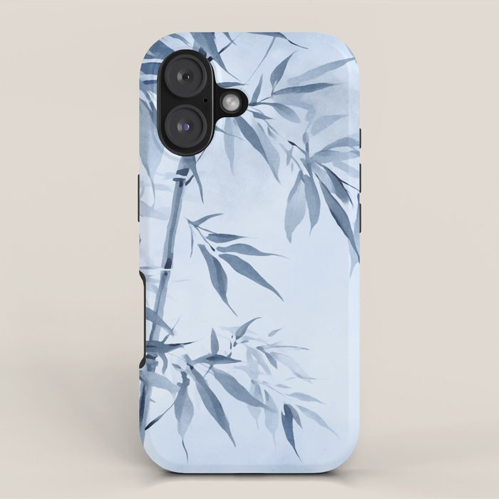 Blue Hour Calm Bamboo Garden iPhone Case Gallery Image 1