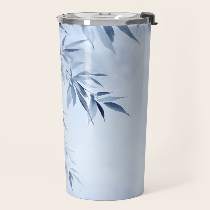 Blue Hour Calm Bamboo Garden Travel Mug Gallery Image 2