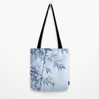 Blue Hour Calm Bamboo Garden Tote Bag Gallery Image 2